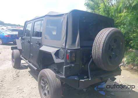 2016 Jeep Wrangler Unlimited Black Bear из США, поврежденный, VIN 1C4BJWDG2GL120505